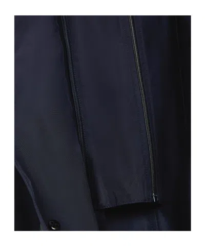 Herno Hooded Parka In Blue