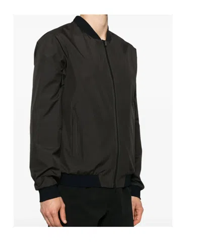 Herno Lightweight Bomber Jacket In Black