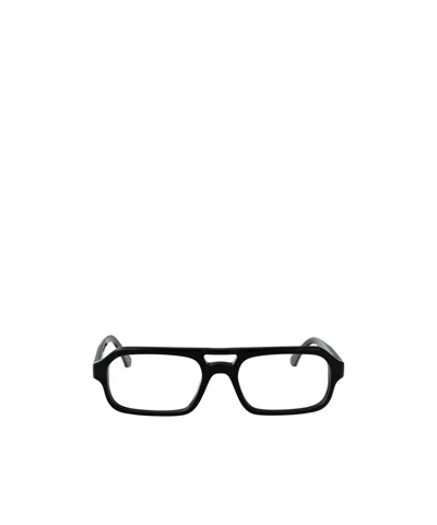 Retrosuperfuture Geometric Flat Mirror In Black