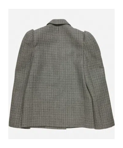 Acne Studios Houndstooth Double-breasted Blazer In Multi