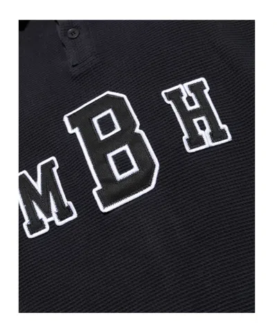 Misbhv Colorful Long-sleeve Polo Shirt In Black