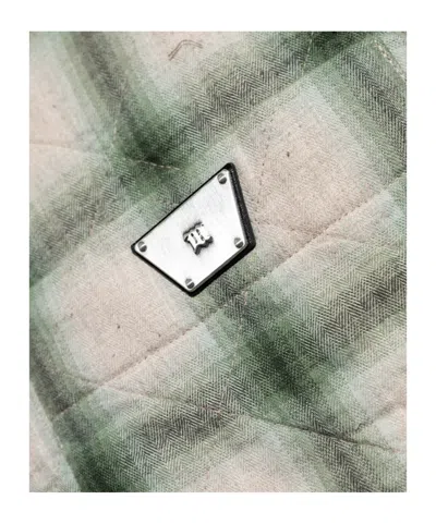 Misbhv Checked Quilted Overshirt In Multi