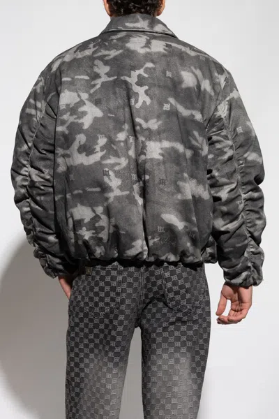 Misbhv Camouflage Pattern Down Jacket In Black