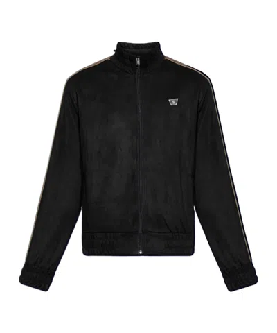 Misbhv Stand Collar Zipper Casual Jacket In Black