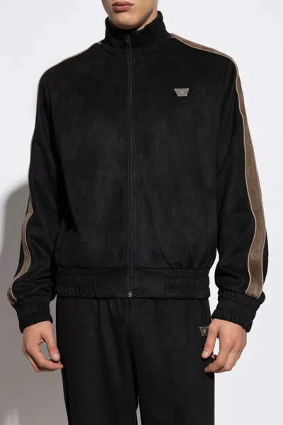 Misbhv Stand Collar Zipper Casual Jacket In Black