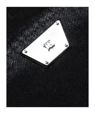 Misbhv Embossed Patch Denim Jacket In Black