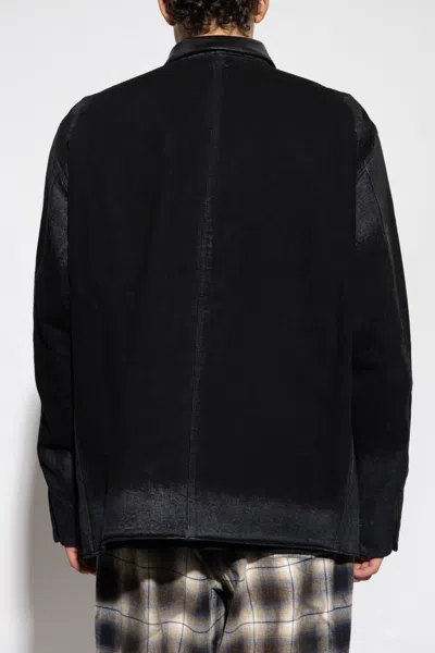 Misbhv Embossed Patch Denim Jacket In Black