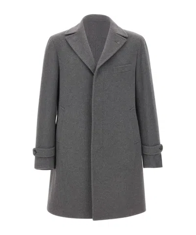 Tagliatore Thomas Single-breasted Coat In Gray