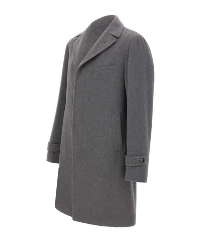 Tagliatore Thomas Single-breasted Coat In Gray