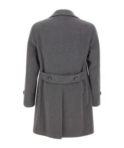Tagliatore Thomas Single-breasted Coat In Gray