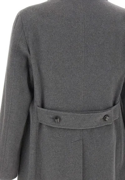 Tagliatore Thomas Single-breasted Coat In Gray