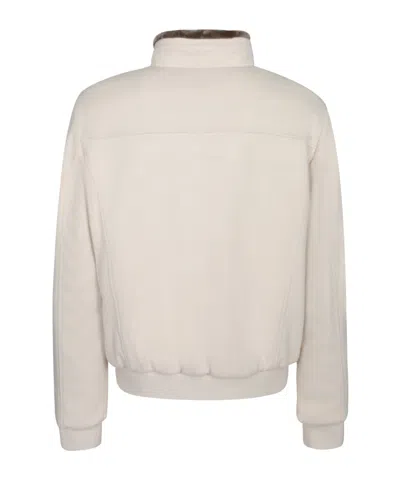 Moorer Long-sleeved Stand-up Collar Jacket In Multi