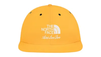Pre-owned Aimé Leon Dore Men's Aime Leon Dore X The North Face Nylon Logo Hat In Summit Gold