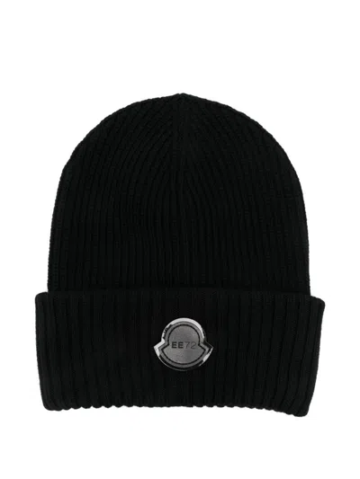 Moncler Genius Moncler Edward Enninful Black Beanie In Black