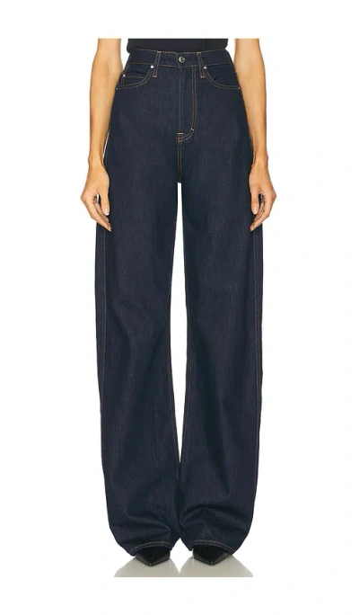 Grlfrnd Austen High Rise Curve In Blue