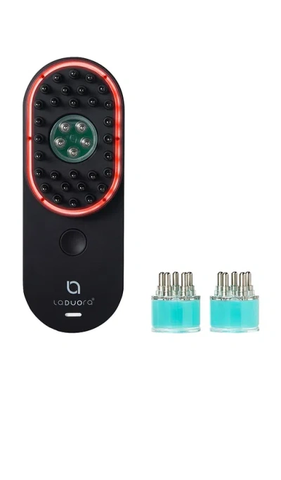 Laduora Duo 4-in-1 Pod Based Scalp & Hair Care Device In Black
