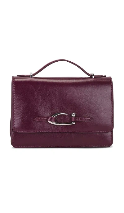 By Far Nara Top Handle Bag In Purple