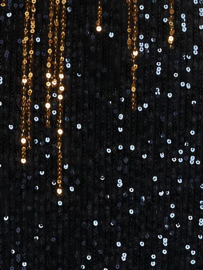 Tadashi Shoji Vionne Off-shoulder Sequin Gown In Gold