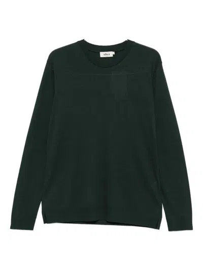 Altea Crew-neck Long-sleeve T-shirt In Green