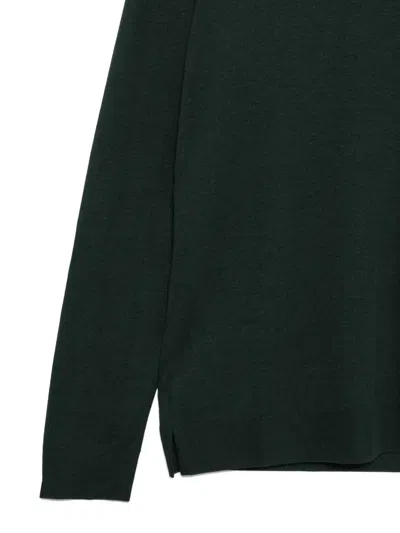 Altea Crew-neck Long-sleeve T-shirt In Green