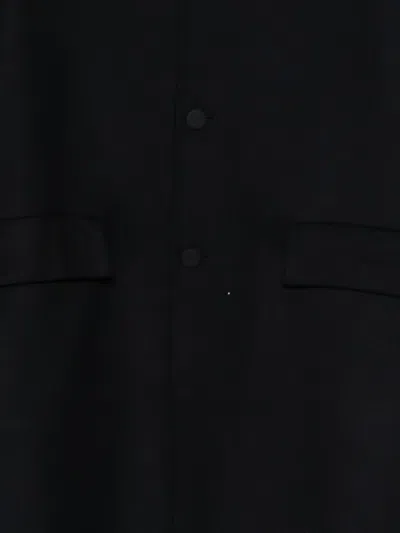 Plan C Single-breasted Coat In Black