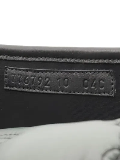 Pre-owned Gucci 20s Gg-quilted Buckle Sandals In Green