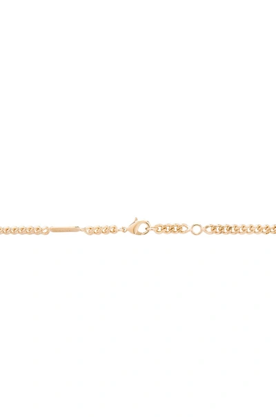 Shop Chloé Lynn Short Necklace In Golden Brass