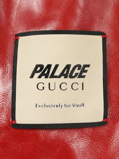 Pre-owned Gucci 2010s Palace Gg-pattern Hooded Jacket In Red