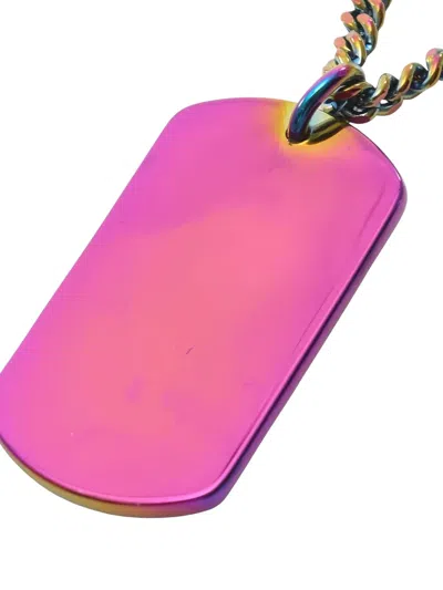 Pre-owned Dior Cd Couture Necklace In Silver