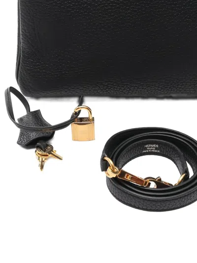 Pre-owned Hermes Kelly 35 Handbag In Black