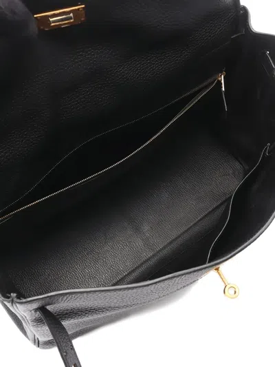 Pre-owned Hermes Kelly 35 Handbag In Black