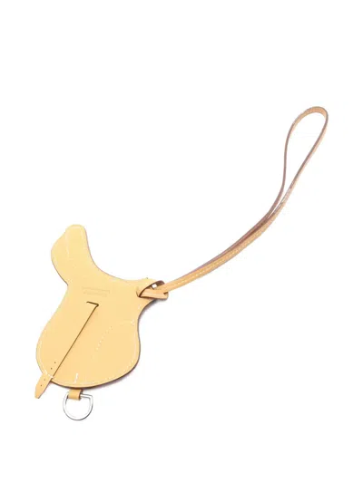 Pre-owned Hermes 2010s Paddock Sailor Bag Charm In Brown