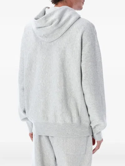 Champion Relaxed-fit Hoodie With Logo In Gray
