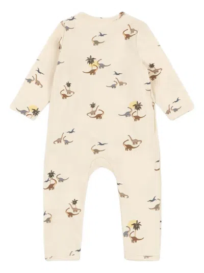 Konges Sløjd Dinosaur-print Romper In Neutral