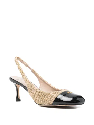 N°21 Slingback Shoes In Neutral