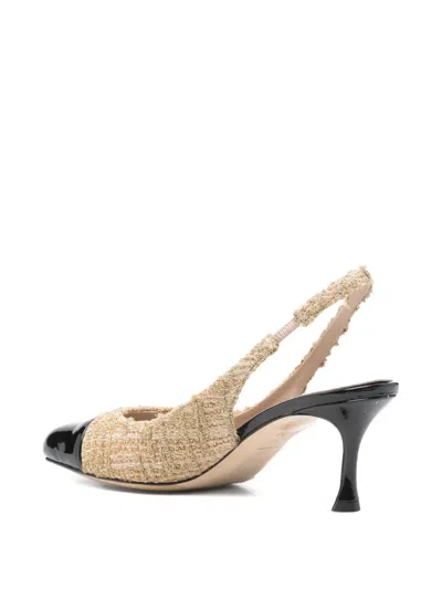 N°21 Slingback Shoes In Neutral