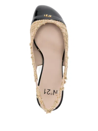 N°21 Slingback Shoes In Neutral