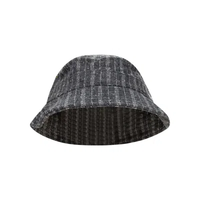 Pre-owned Aimé Leon Dore Wool Heritage Bucket Hat 'grey' | Men's Size L/xl In Gray