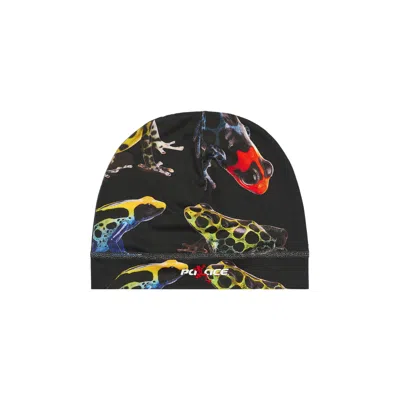 Pre-owned Palace Dendrobates Tech Beanie 'black Frog' | Men's Size L/xl