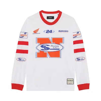 Pre-owned Nahmias Racing Mesh Jersey 'white' | Men's Size Xxl