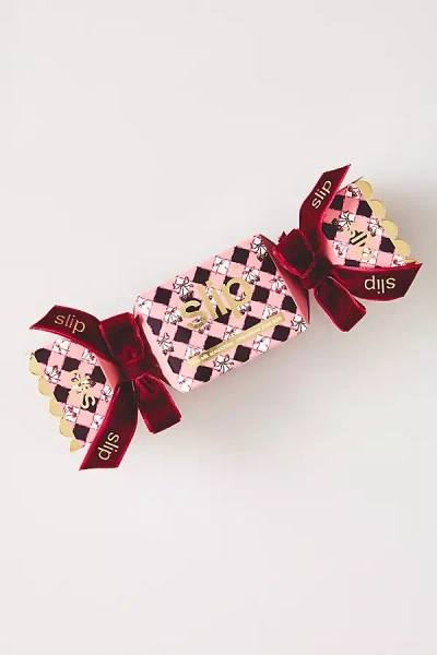 Slip Sweetheart Silk Scrunchie Cracker Set In Brown