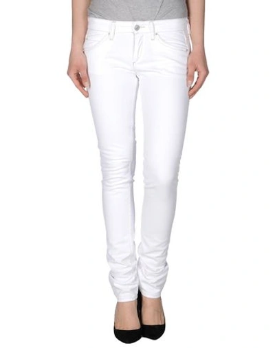 Isabel Marant Denim Trousers In White