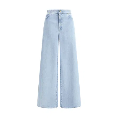 Max Mara Denim Affari Wide-leg Jeans In Blue