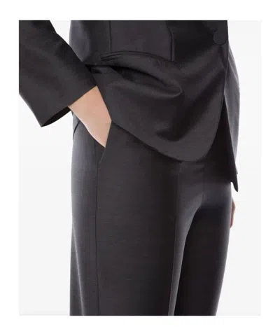 Alberta Ferretti Alberta Ferreti Grey Viscose Cropped Pants In Gray