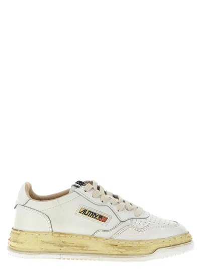 Autry X Mihara Yasuhiro Medalist Super Vintage Sneakers In White