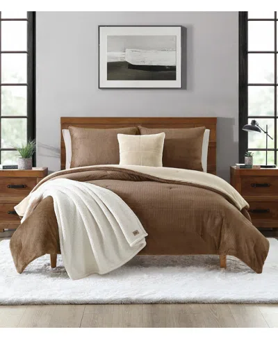 Ugg Brody Reversible 5-pc. Comforter Set, King In Brown