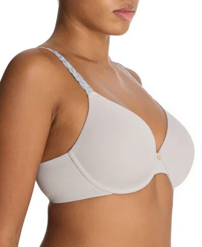 Natori Women's Pure Luxe Custom Coverage Contour Underwire Bra 732080 In White