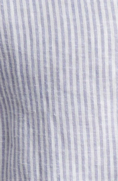 Rails Connor Stripe Linen Blend Button-up Shirt