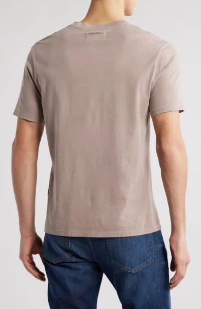 Frame Relaxed Cotton T-shirt In Dusty Pink