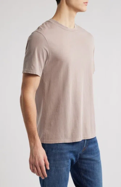 Frame Relaxed Cotton T-shirt In Dusty Pink